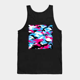 pink camo camouflage Tank Top